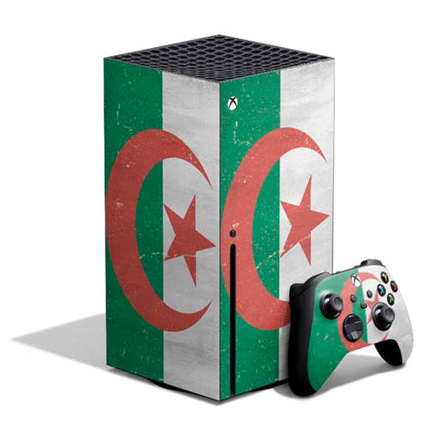 Algeria Flag Distressed Xbox Series X Skins